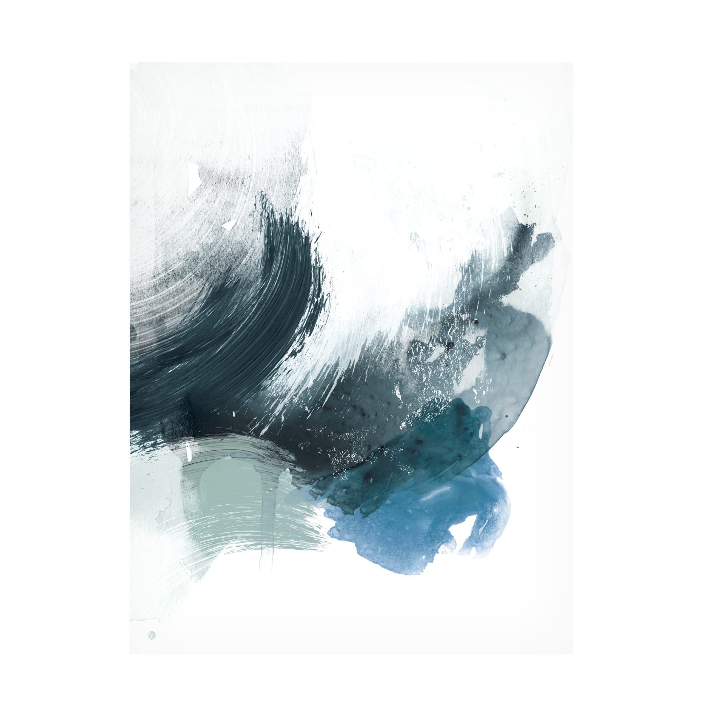 Trademark Fine Art 'Coastal Crush II' Canvas Wall Art by Victoria Borges - Beach House Decor, Ocean Themed Living Room Painting, Coastal Bedroom Wall Art