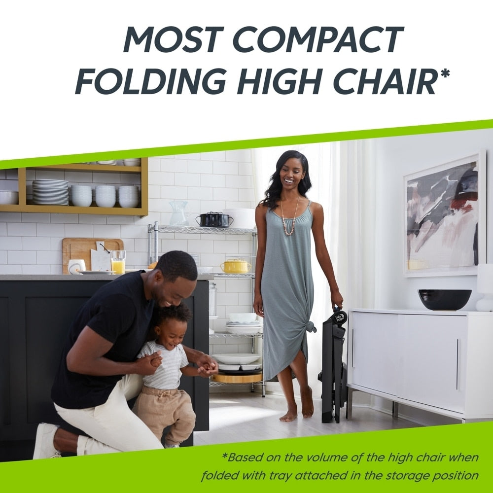 Baby Jogger City Bistro High Chair - Portable & Adjustable Infant Feeding Seat with Easy-Clean Tray - Perfect for Home, Restaurant & Travel Use