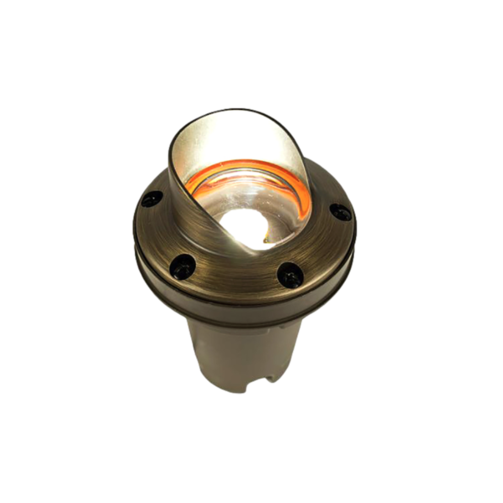 FX FCZD3LEDLVAB FX FC In Grade Light Louver Luxor ZD Brass Housing Antique Bronze 4.2W 2700K LED Recessed Ceiling Light - Perfect for Living Room, Bedroom & Hallway Lighting