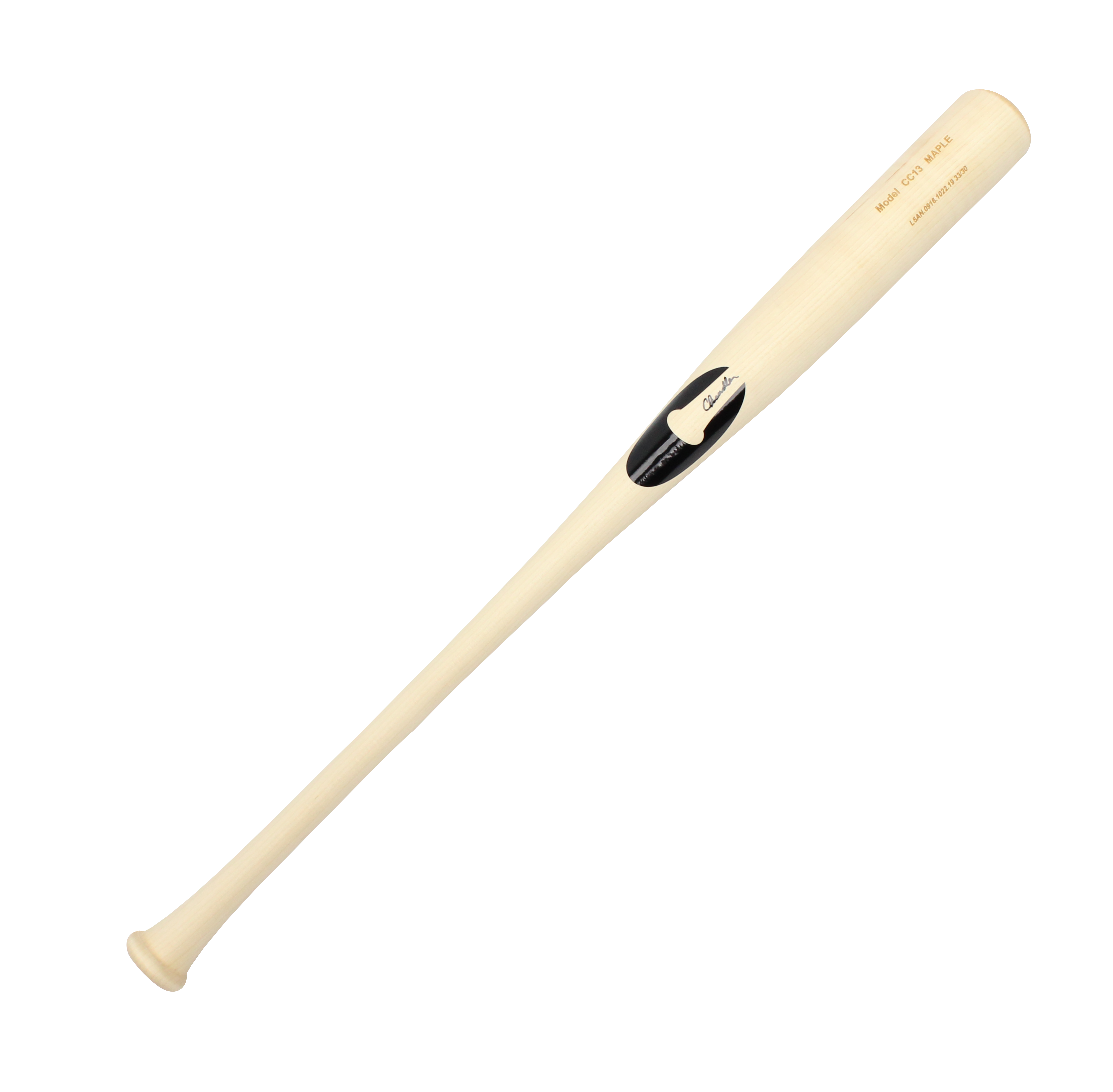 Chandler CC13A Signature Series Maple Wood Baseball Bat - Professional Grade for Youth & Adult Players - Perfect for Games, Practice & Training