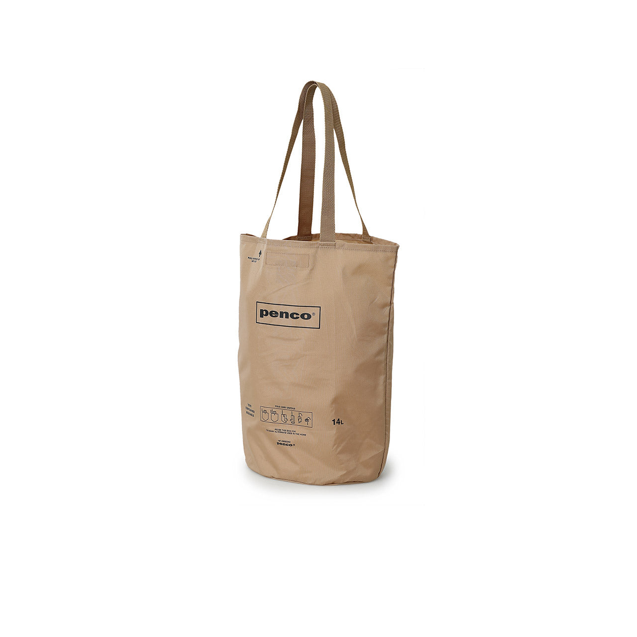 Penco Bucket Tote - Durable Canvas Tote Bag for Shopping, Beach & Travel - Stylish & Spacious Carryall for Everyday Use