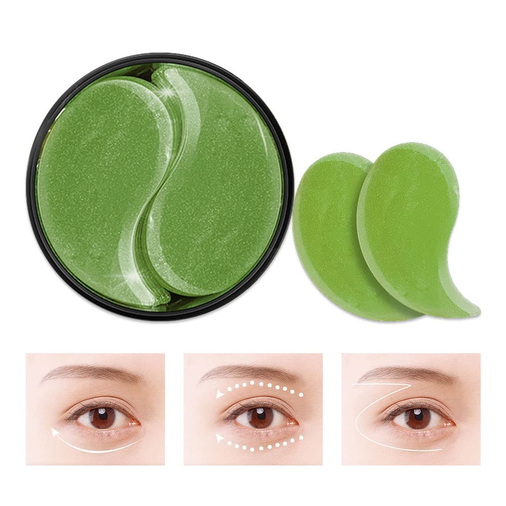 Natural Under Eye Sheet Mask for Dark Circles - Reduce Puffiness & Brighten Skin | Perfect for Nighttime Skincare & Travel