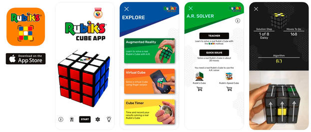 Smart Bluetooth Connected Rubik's Cube - 3x3 Puzzle Game for Kids & Adults - Perfect for Travel, Gifts & Brain Training