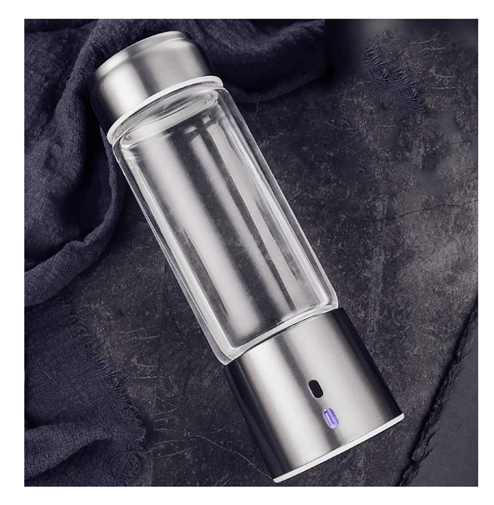 Premium Hydrogen Water Bottle with SPE/PEM Technology - 360ml Portable Hydrogen Rich Water Generator - High Concentration Ozone & Chlorine Removal - Perfect for Travel, Gym & Daily Hydration