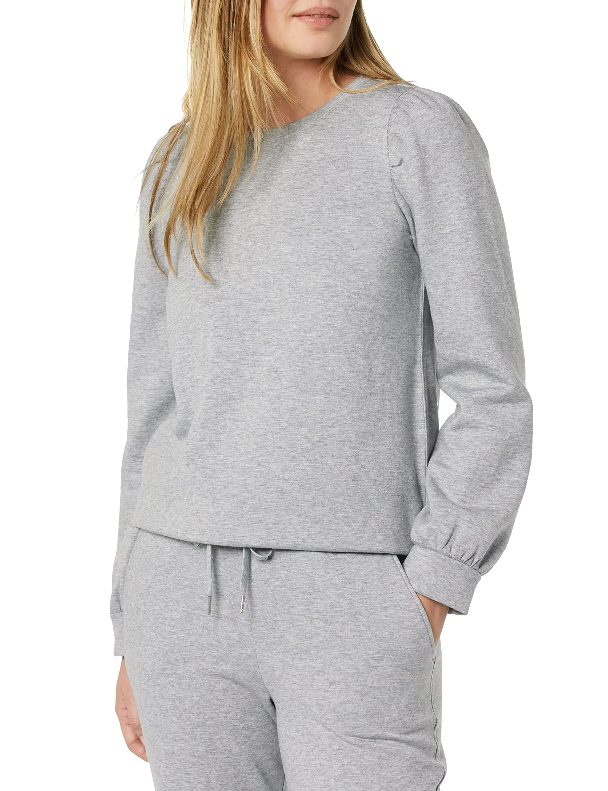Amazon Aware Women's Puff Sleeve Sweatshirt - Cozy Oversized Pullover for Casual Wear, Loungewear & Fall Fashion | Eco-Friendly Comfort Top for Everyday Outfits
