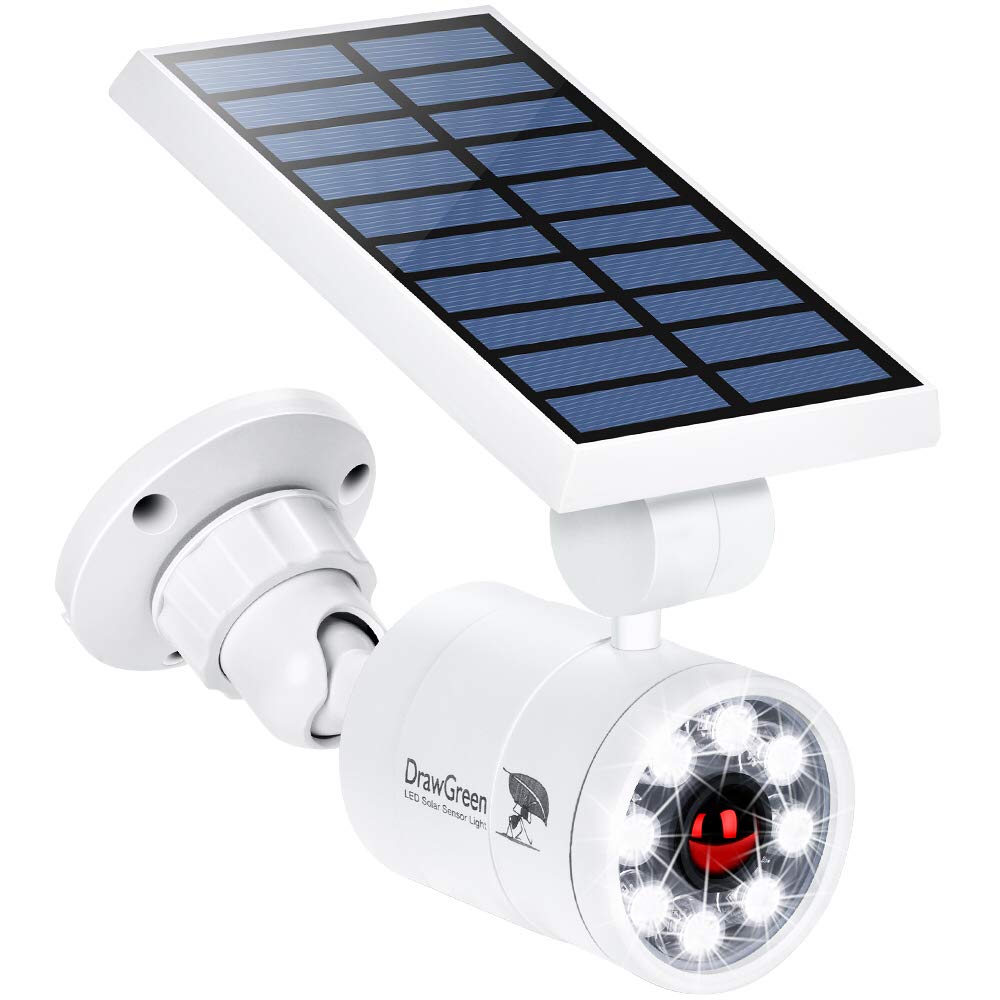 Outdoor Solar Motion Sensor Lights - Waterproof Aluminum Alloy Solar Spot Lights with Motion Detector for Patio, Porch, Wall, Driveway & Garden | 100-Week Free Refund/Replacement | Perfect for Nighttime Security & Landscape Lighting