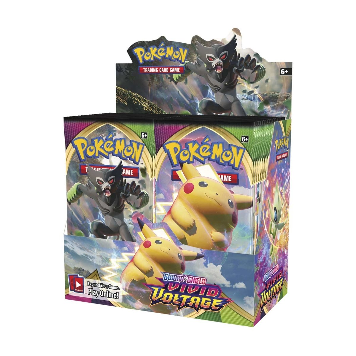 Pokemon TCG: Sword & Shield Vivid Voltage Booster Display Box - 36 Packs of Trading Cards for Collectors & Players - Perfect for Game Nights, Tournaments & Gifts