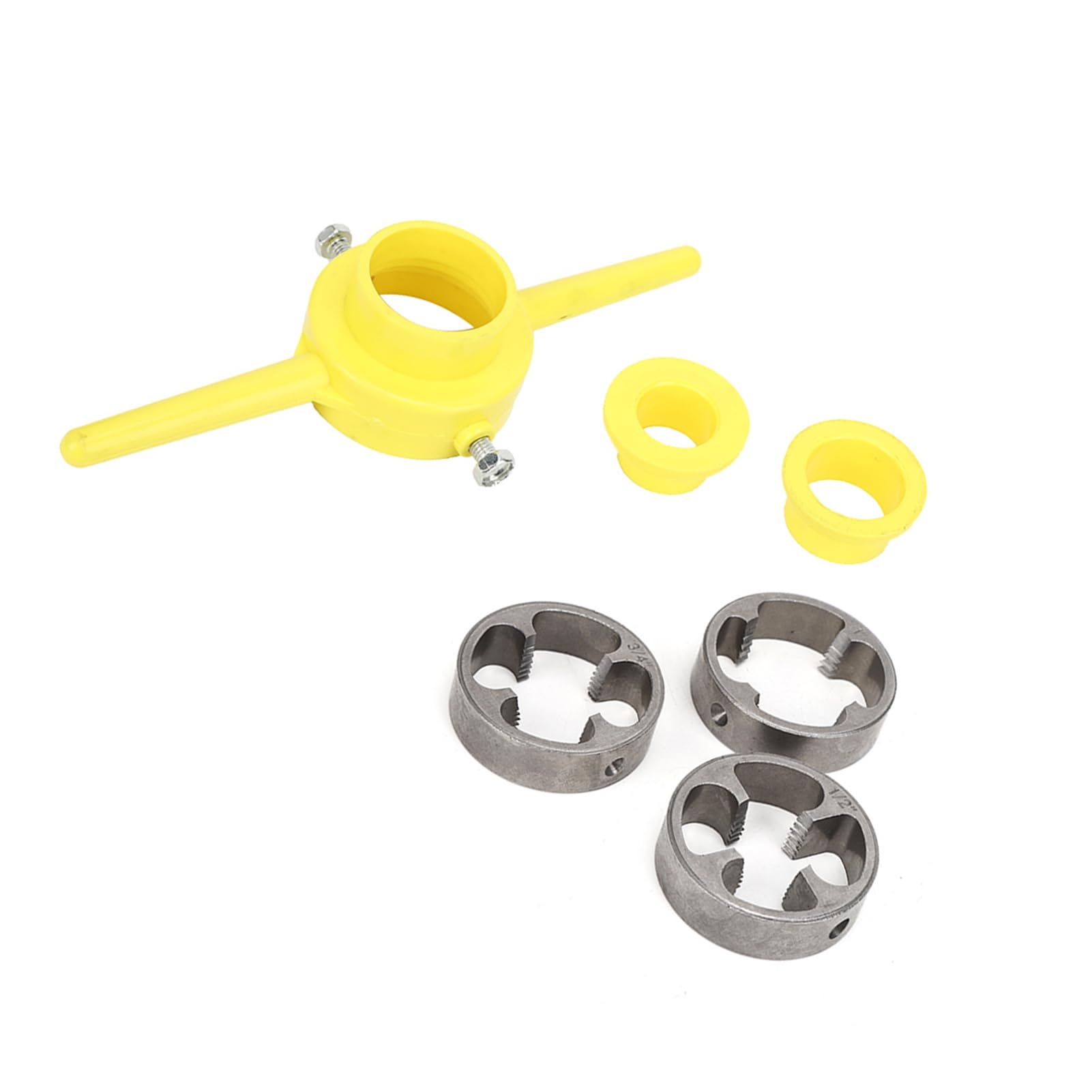Premium PVC Thread Tool Maker - NPT Round Die Set for Pipe Threading | Plumbing & DIY Repair Tool | Perfect for Home, Workshop & Industrial Use