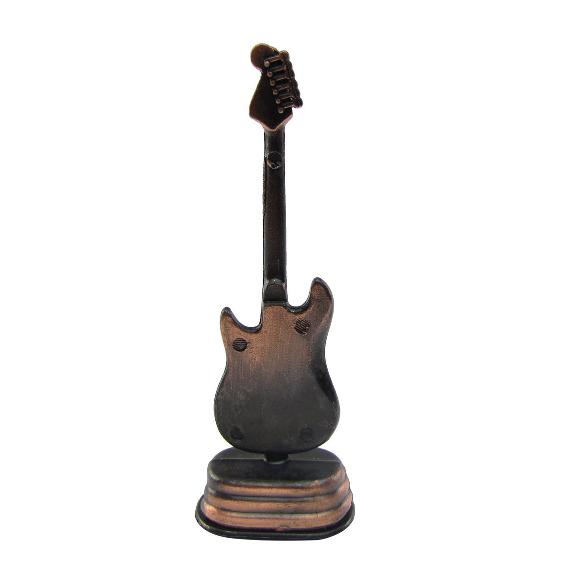 Vintage Die Cast Metal Guitar-Shaped Pencil Sharpener - Unique Desk Accessory for Music Lovers & Office Supplies - Perfect for Home, Office & School Use