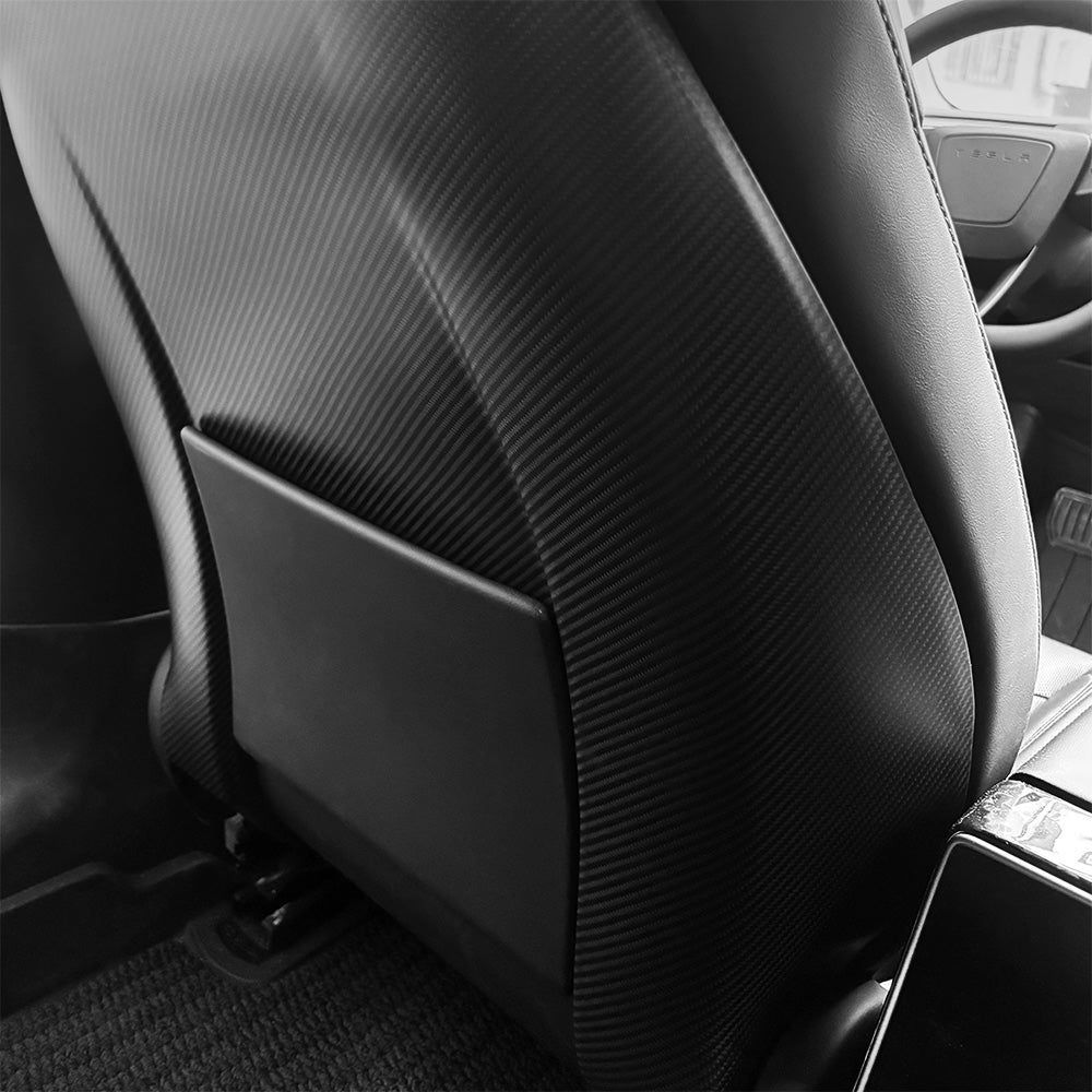 Premium Real Carbon Fiber Seat Back Covers for 2024+ Tesla Model 3 Highland - Lightweight & Durable Interior Upgrade for Enhanced Luxury & Sporty Look | Perfect for Daily Commute, Road Trips & Show Car Display