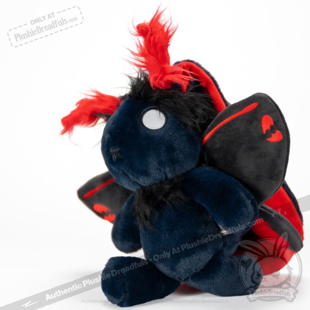 Plushie Dreadfuls Emo Moth Rabbit Stuffed Animal - Soft Cute Plush Toy for Kids, Teens & Collectors | Perfect for Gifts, Bedroom Decor & Emotional Support