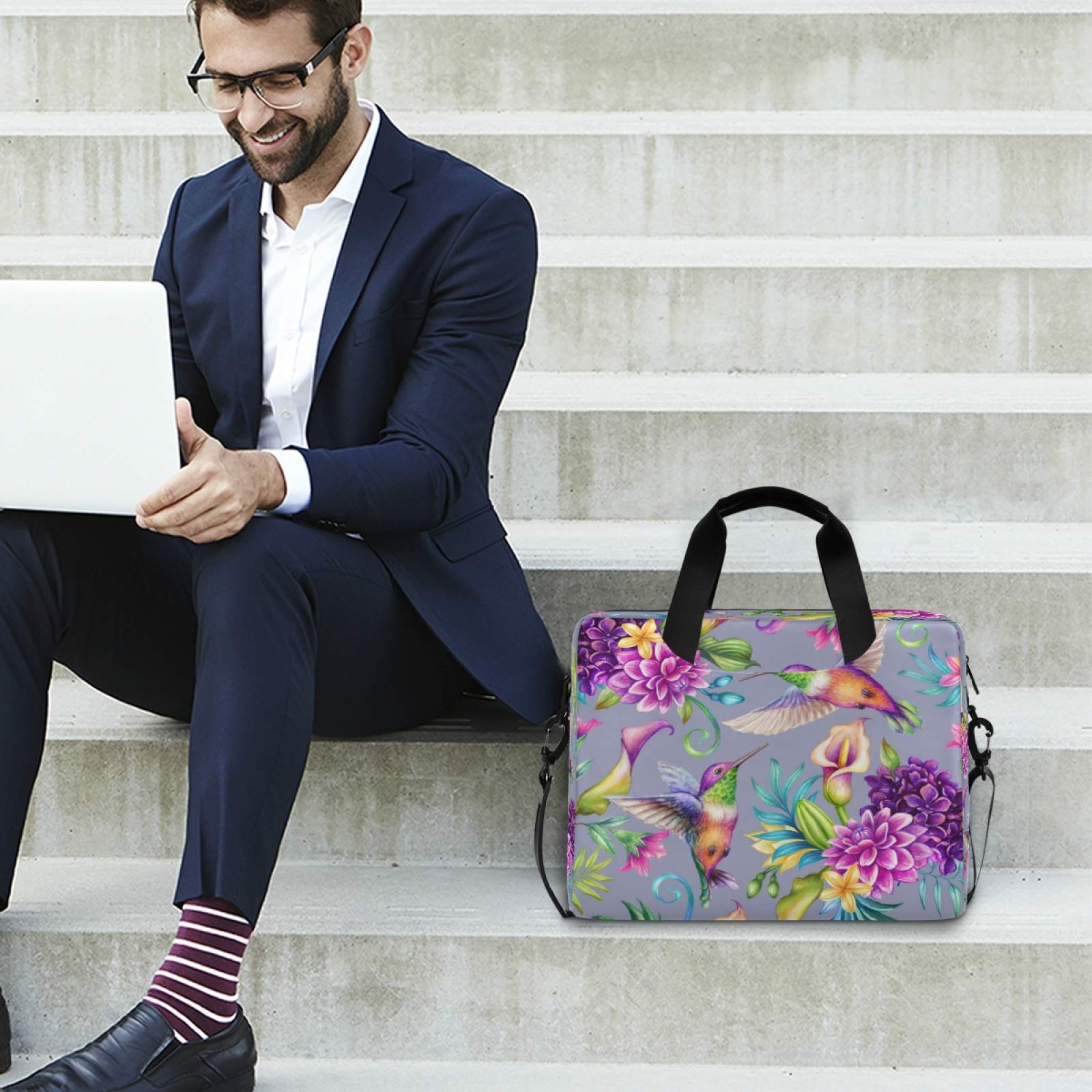 Stylish Waterproof Laptop Bag for 13-15.6 Inch Notebooks - Durable Laptop Sleeve & Computer Carrying Case with Multiple Pockets - Perfect for Work, School, Travel & Daily Commute