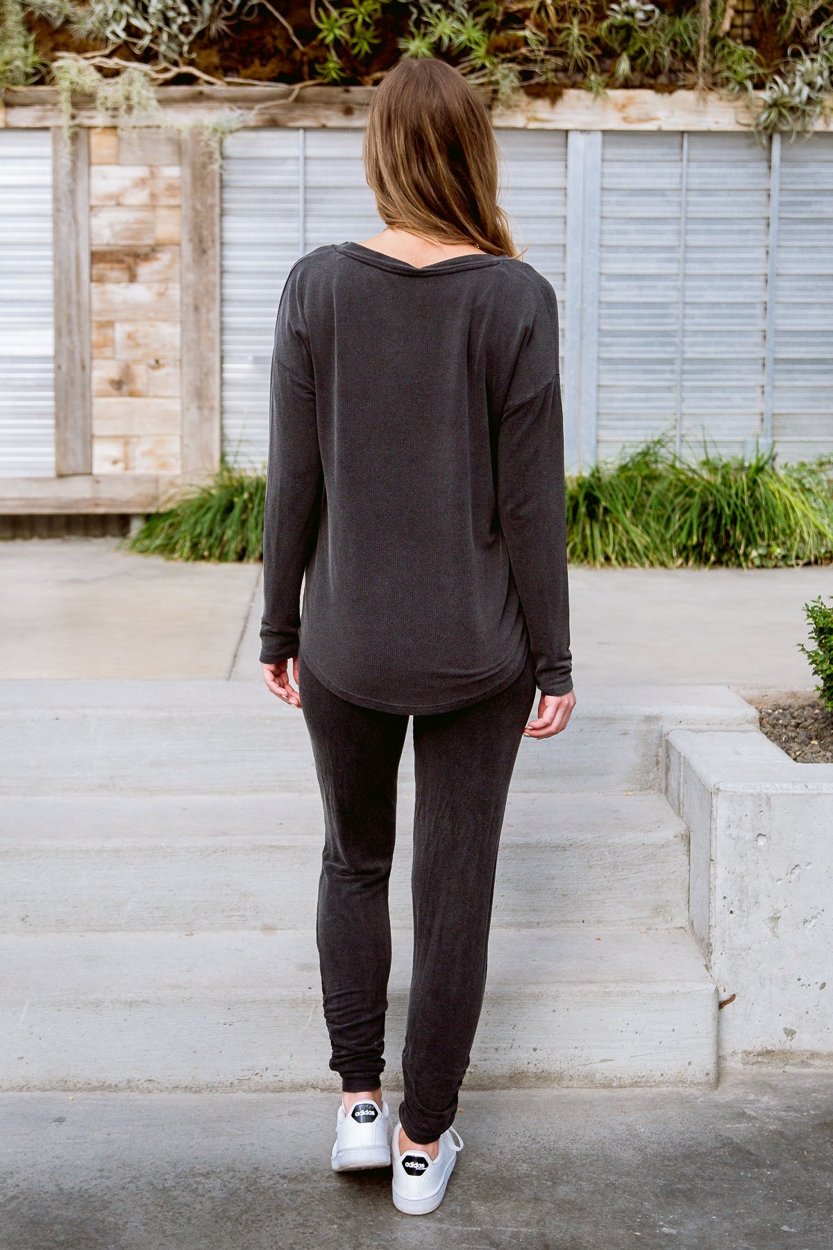 Black Lava Essential Lounge Top - Soft & Comfortable Women's Casual Shirt for Home Relaxation, Yoga & Everyday Wear