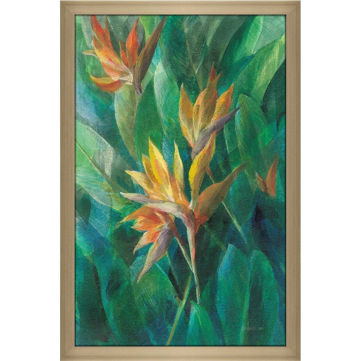 Exotic Bird of Paradise II Print on Premium Acrylic - Vibrant Wall Art for Living Room, Bedroom & Office Decor