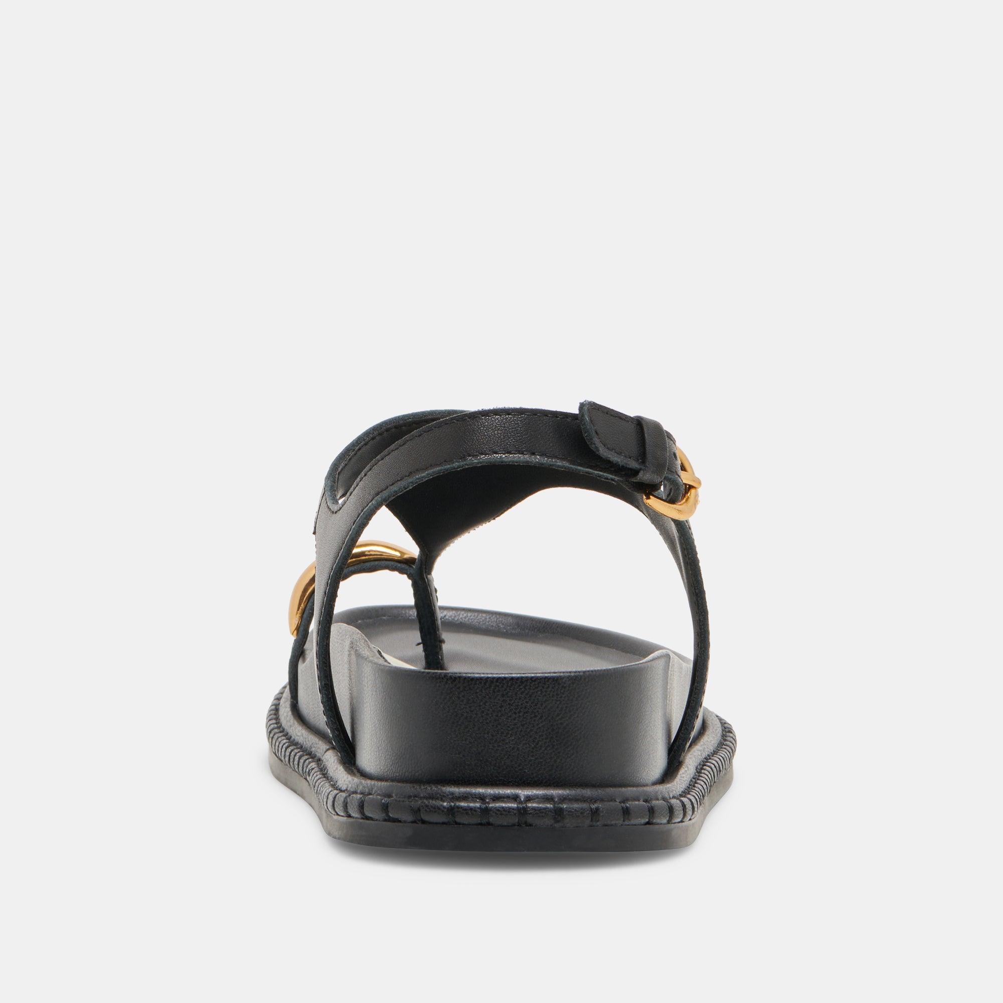 Stefan Black Leather Sandals for Men & Women - Comfortable Casual & Outdoor Walking Shoes for Beach, Travel & Summer Wear