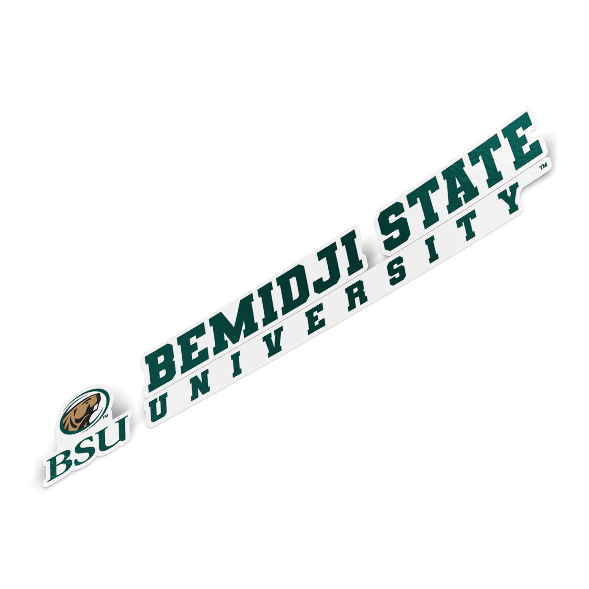 Bemidji State University BSU Beavers Vinyl Decal Sticker - 8 Inch Durable Waterproof Laptop, Water Bottle, Car, Scrapbook Decal - Perfect for College Students, Alumni, and Fans School Spirit Accessories