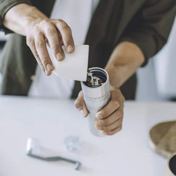 Brewista X Series Manual Coffee Grinder - Premium Stainless Steel Burr for Espresso, French Press & Pour Over - Perfect for Home, Office & Travel Use