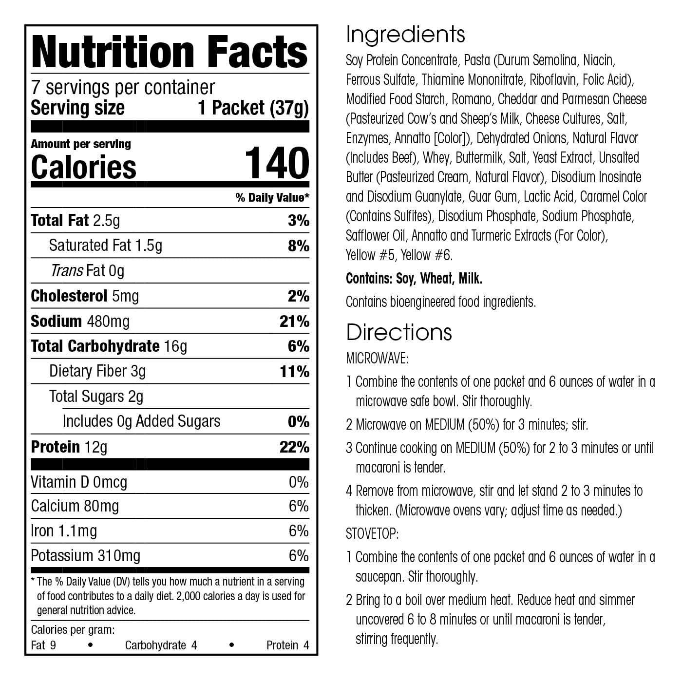 WonderSlim Protein Pasta - Cheese Steak Macaroni, Low Calorie High Protein Pasta (140 Calories, 12g Protein, 7 Pack) | Perfect for Weight Loss, Keto Diet & Healthy Meal Prep