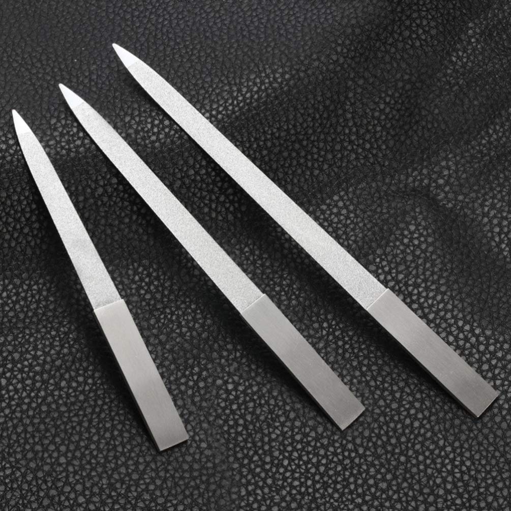 EXCLUZO 6PCS Double-Sided Nail Files - Professional Emery Board for Manicure, Pedicure & Nail Care - Nail Buffing & Shaping Tools for Home, Salon & Travel Use