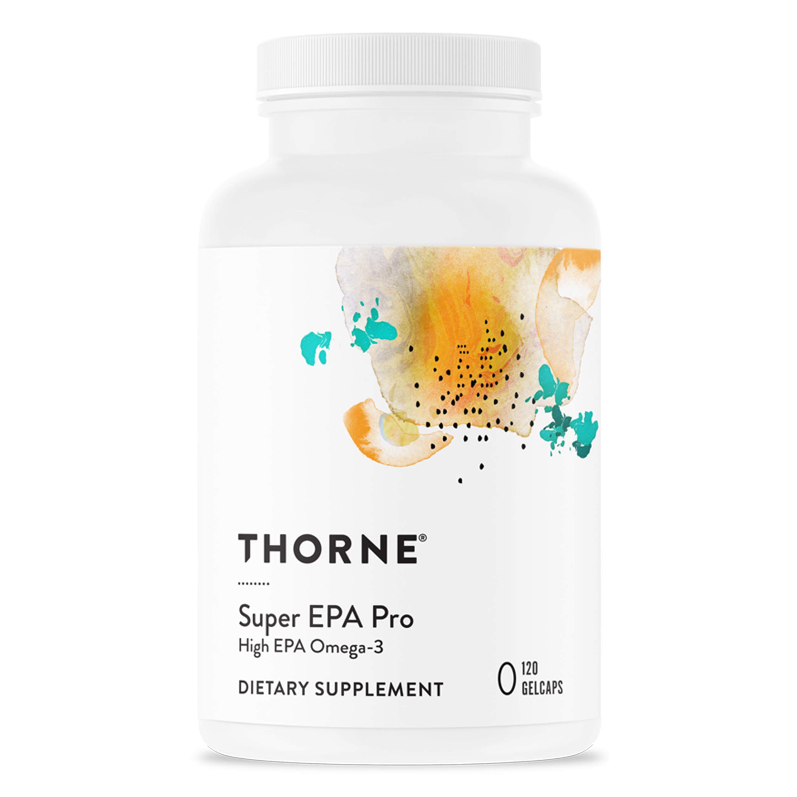 THORNE Super EPA Pro - Omega-3 Fish Oil Supplement with 1300mg EPA & 200mg DHA - Supports Heart Health & Blood Lipid Balance* - 120 Softgels - for Cardiovascular Wellness & Brain Function Support