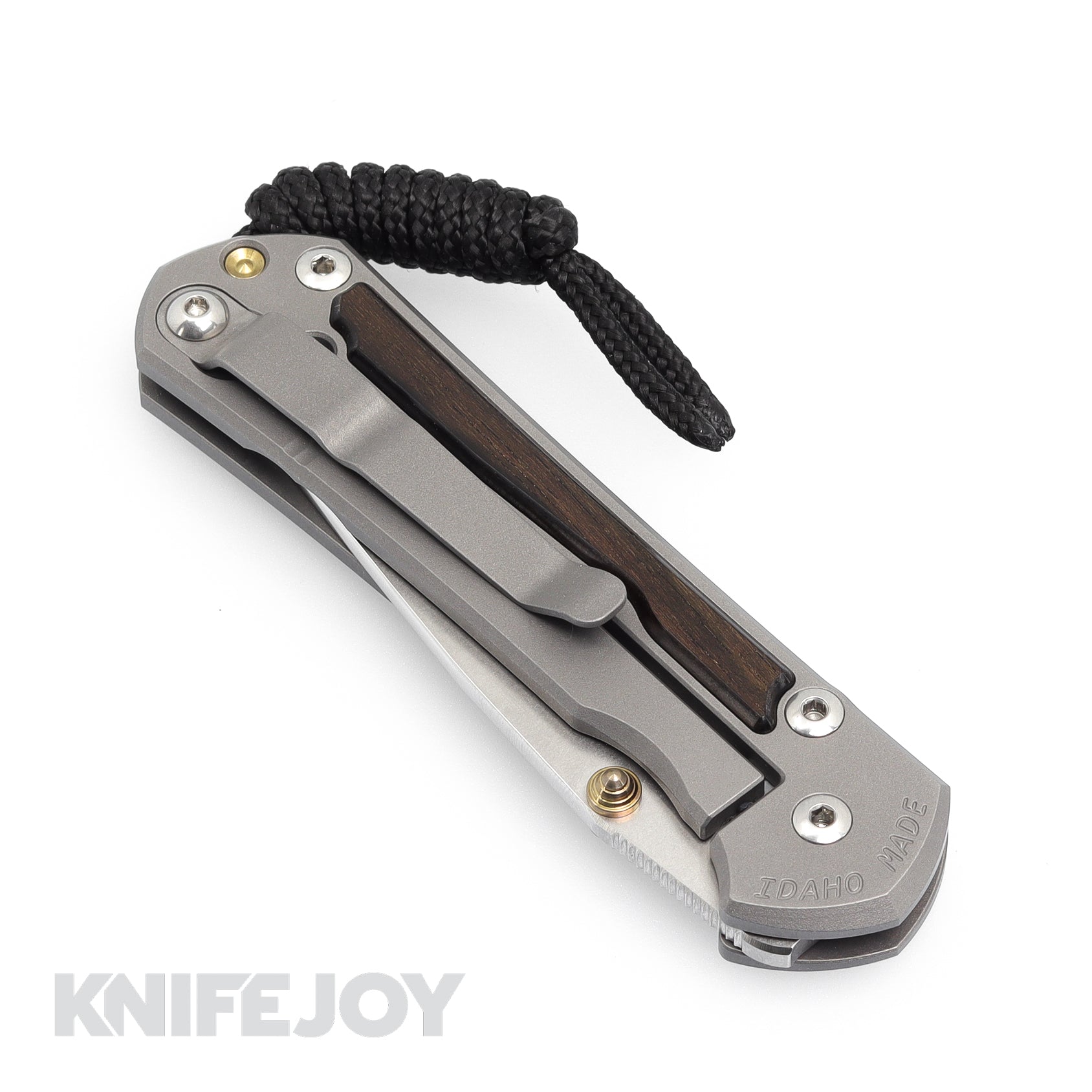 Chris Reeve Small Sebenza 31 Folding Knife - Magnacut Drop Point Blade with Double Gold Lug & Macassar Ebony Inlay | EDC, Outdoor Survival, Camping & Tactical Gear