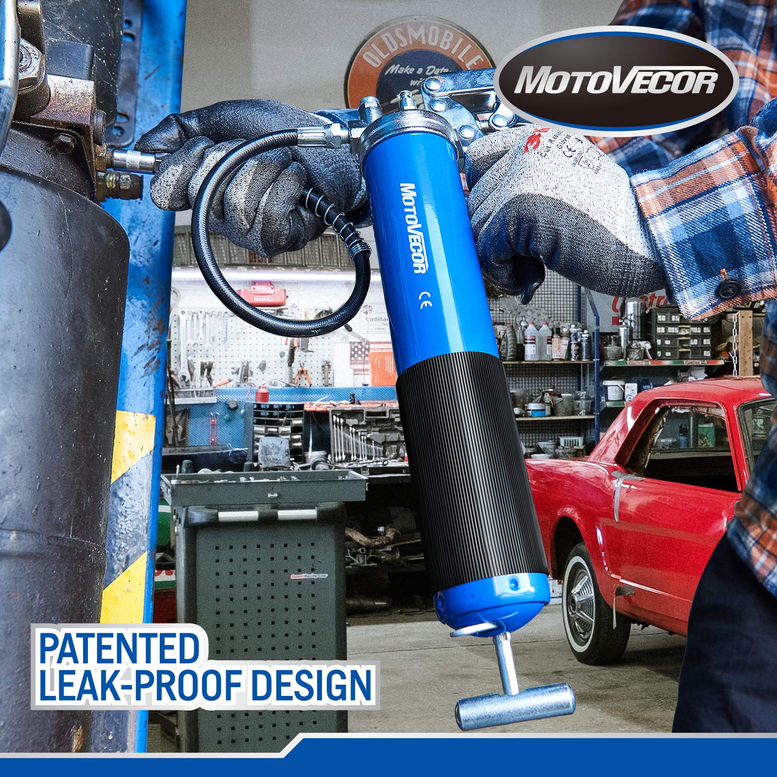 Heavy Duty Pistol Grip Grease Gun with 27