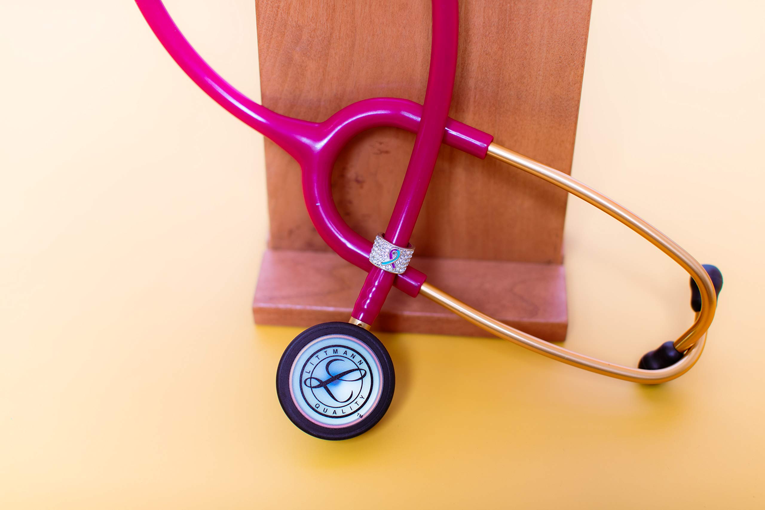 charMED Pink Leopard Stethoscope Charm - Cute Medical Jewelry for Nurses, Doctors & Healthcare Professionals | Perfect for ID Badge Reels, Scrubs & Stethoscope Decor