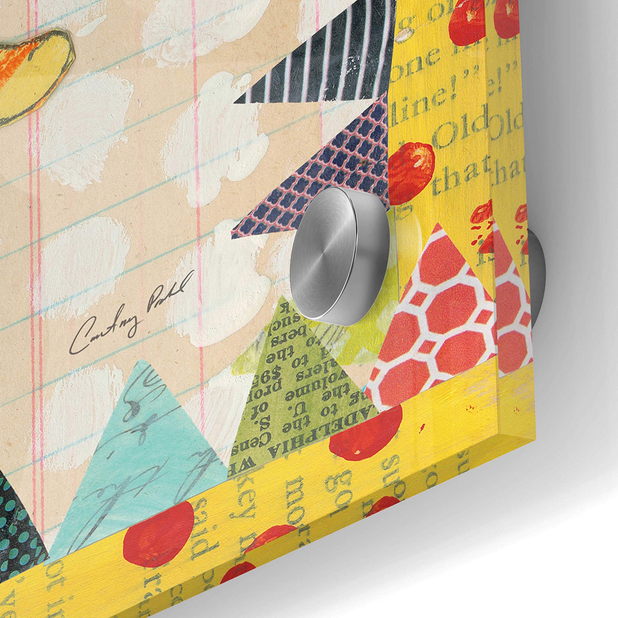 Circus Fun IV by Courtney Prahl - Vibrant 24x24 Inch Acrylic Glass Wall Art - Perfect for Living Room, Bedroom & Office Decor