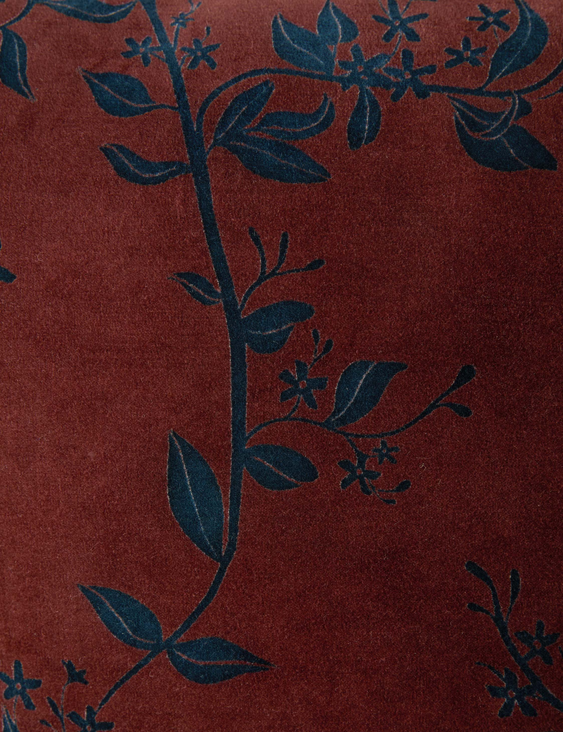 Carmine Velvet Pillow - Soft Decorative Throw Pillow for Couch, Bed, Sofa - Perfect for Living Room, Bedroom & Home Decor