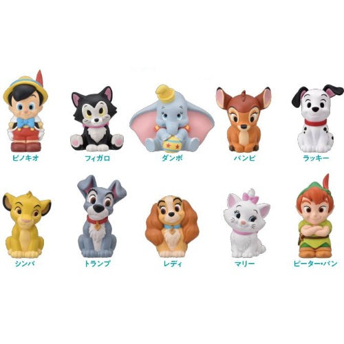 Disney Classic Characters Soft Vinyl Mini Figures - Ensky 1 Inch Puppet Mascot Collectibles for Kids & Adults | Perfect for Desk Decor, Party Favors, and Disney Fan Collections