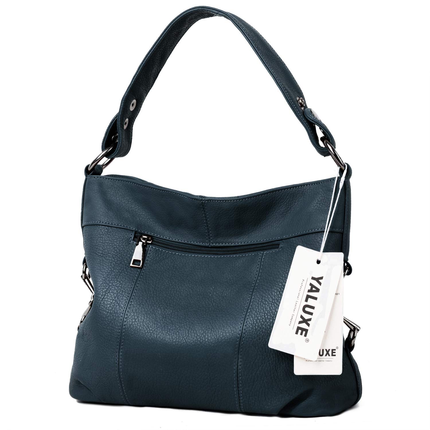YALUXE Genuine Leather Shoulder Bag for Women - Stylish Crossbody Purse for Work & Travel