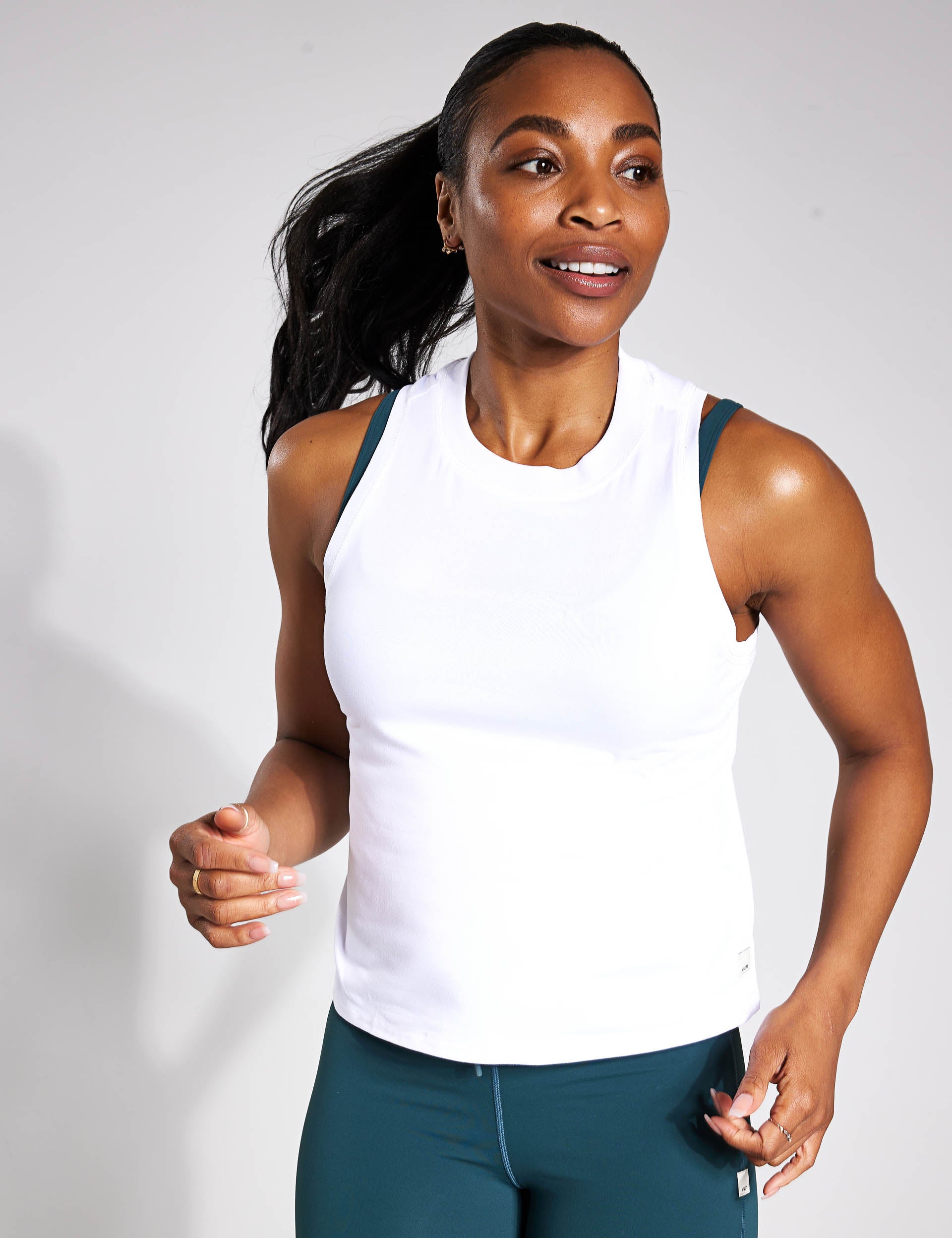 Premium White Energy Top - Stylish & Comfortable Women's T-Shirt for Workouts, Yoga & Casual Wear
