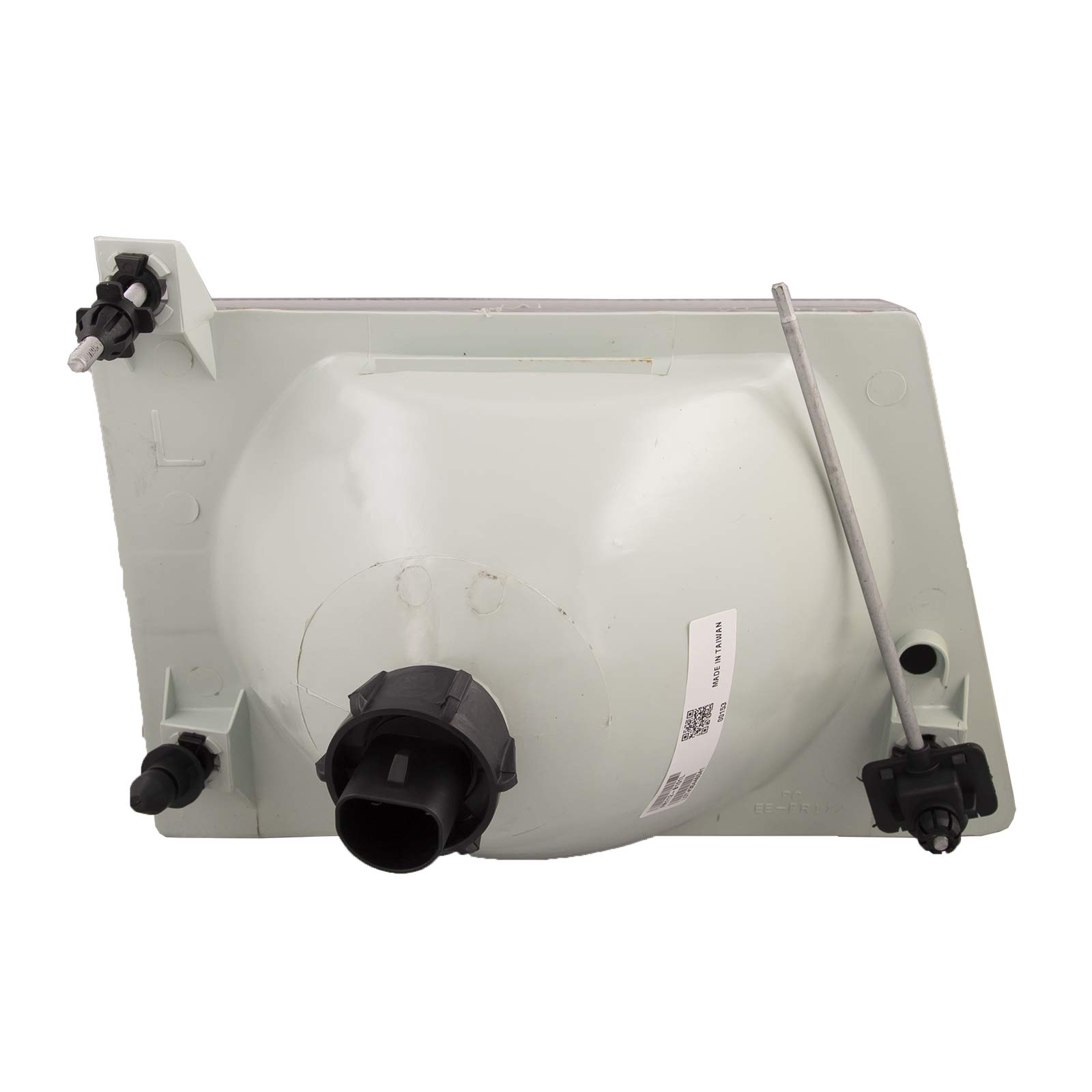 Ford E-Series Halogen Headlights - Chrome Housing (Left & Right) for Night Driving