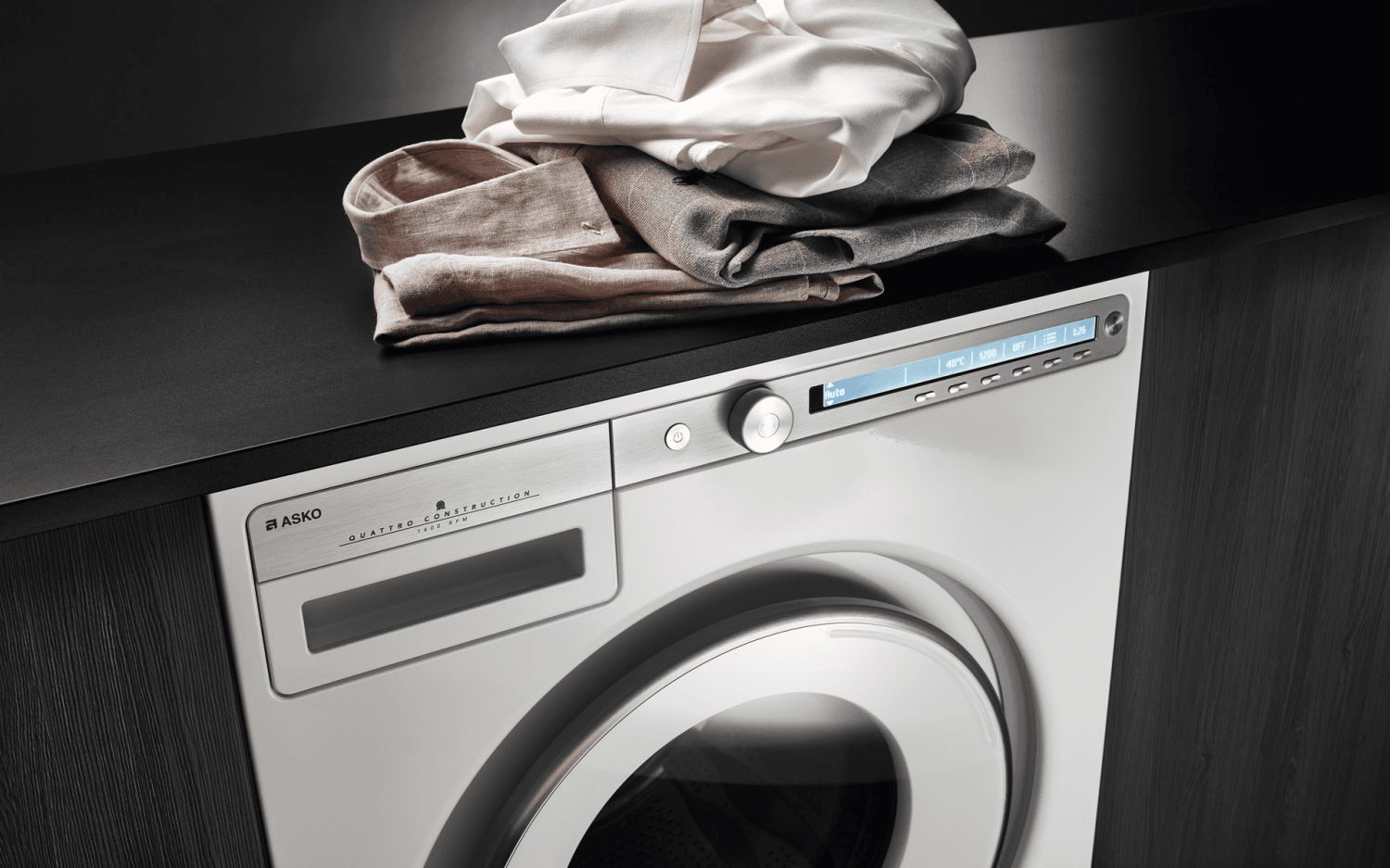 Asko W4114CW White Front Load Washing Machine - Energy Efficient, Quiet & Large Capacity for Home Laundry