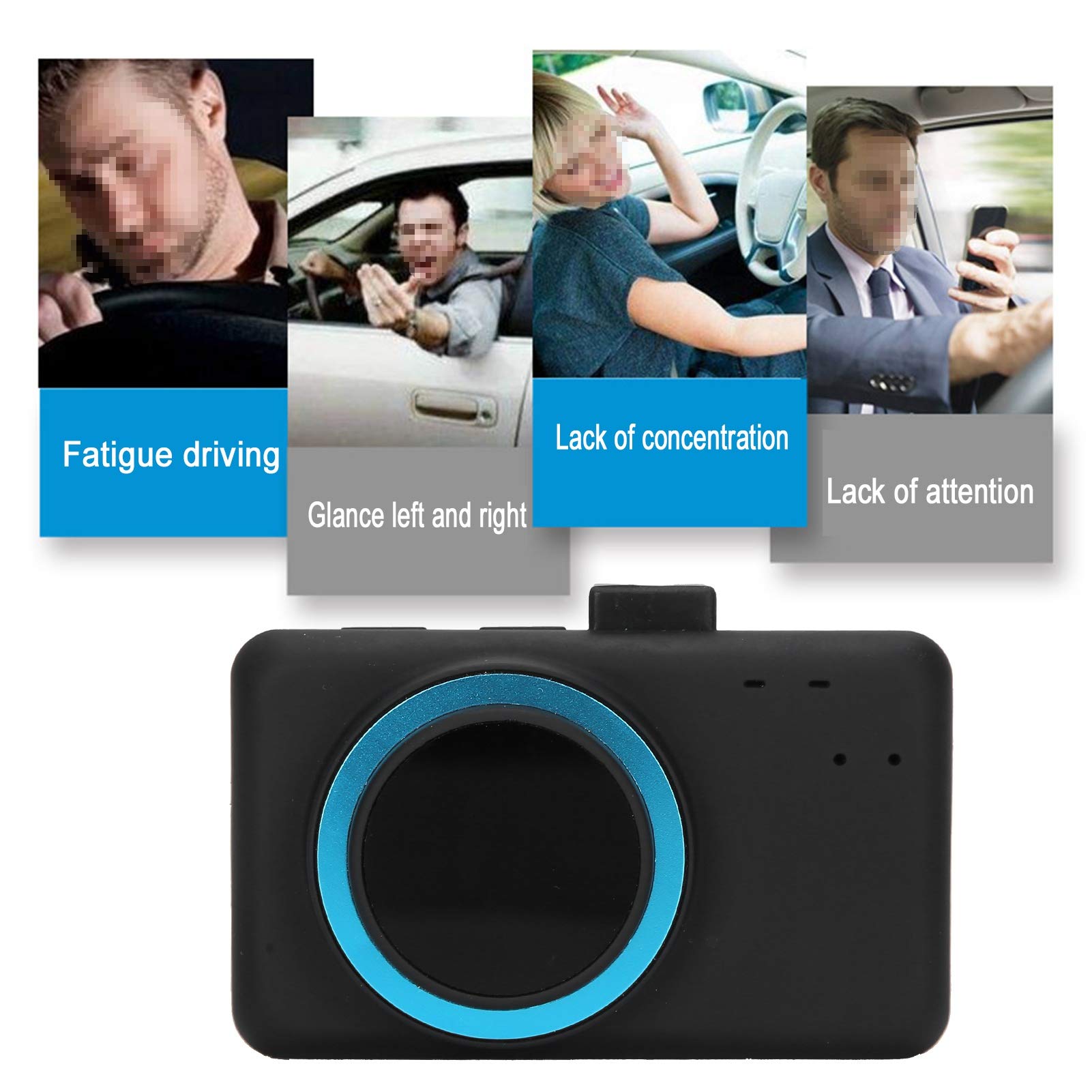 EBTOOLS Anti Sleep Alarm for Drivers - Fatigue Warning Device for Truckers & Security Guards - Prevent Drowsy Driving & Accidents - Ideal for Long Haul, Night Shifts & Road Trips