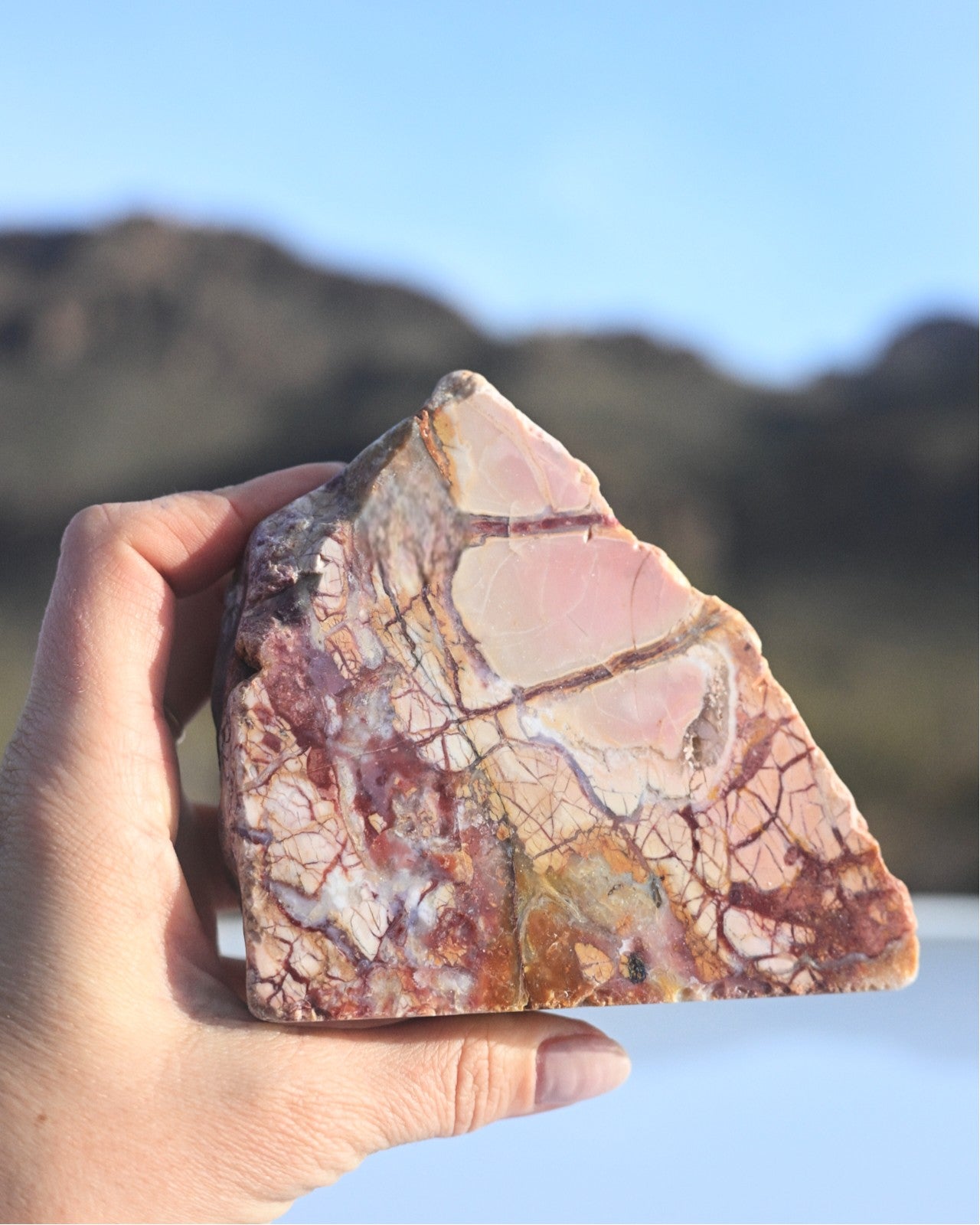 Natural Australian Pink Opal Gemstone - Healing Crystal for Jewelry Making, Meditation & Spiritual Energy (Perfect for Rings, Necklaces & Home Decor)
