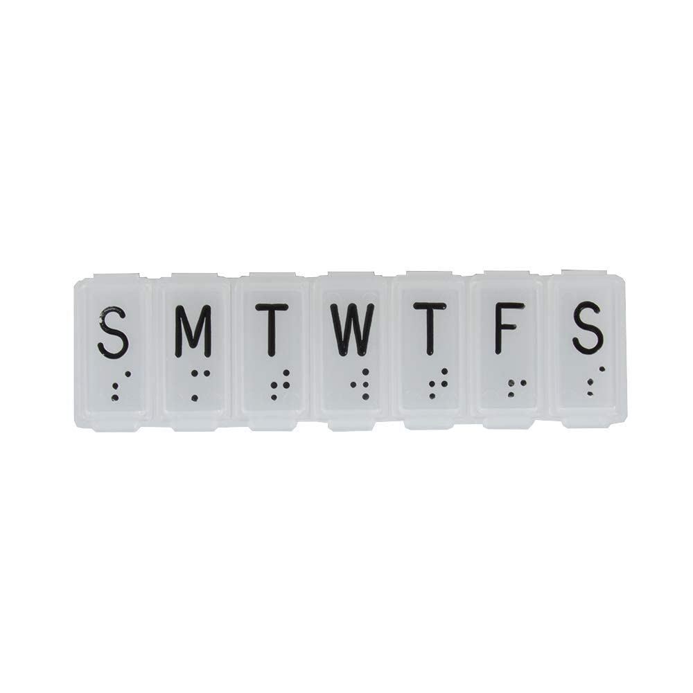 Apex 7-Day Pill Organizer - Medium Weekly Medication Dispenser (3-Pack) - Perfect for Travel, Home & Daily Vitamin Organization