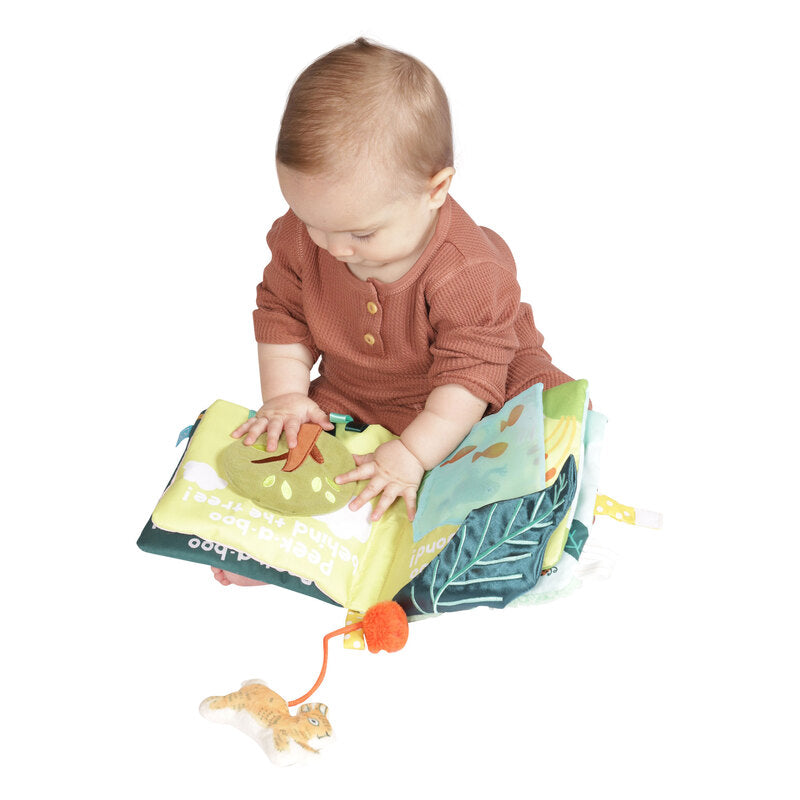 Fairytale Peek a Boo Soft Fabric Baby Book - Interactive Sensory Toy for Early Learning & Toddler Development | Perfect for Bedtime Stories & Playtime