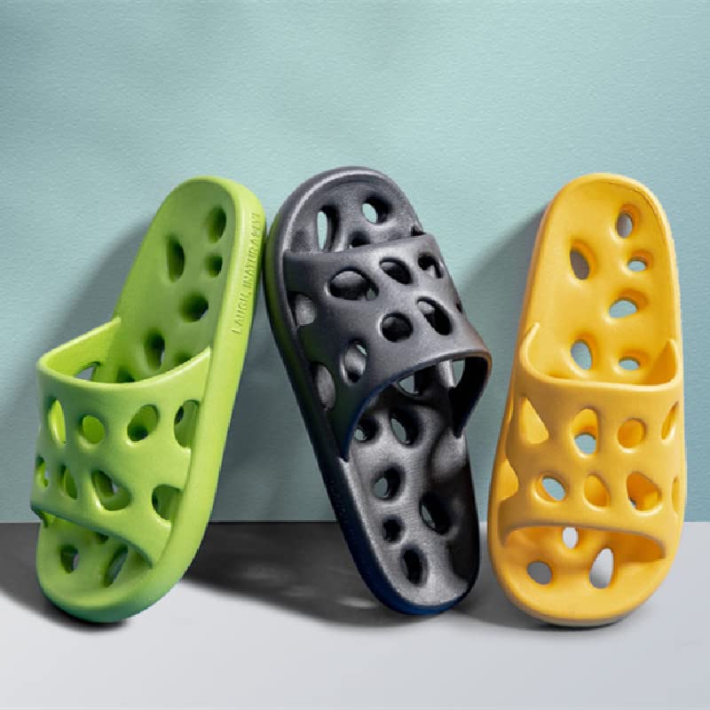 Men's Soft Sole Anti-Slip Home Slippers - Breathable & Water-Resistant Indoor/Outdoor House Shoes for Comfort & Coolness - Perfect for Relaxing, Lounging & Backyard Use