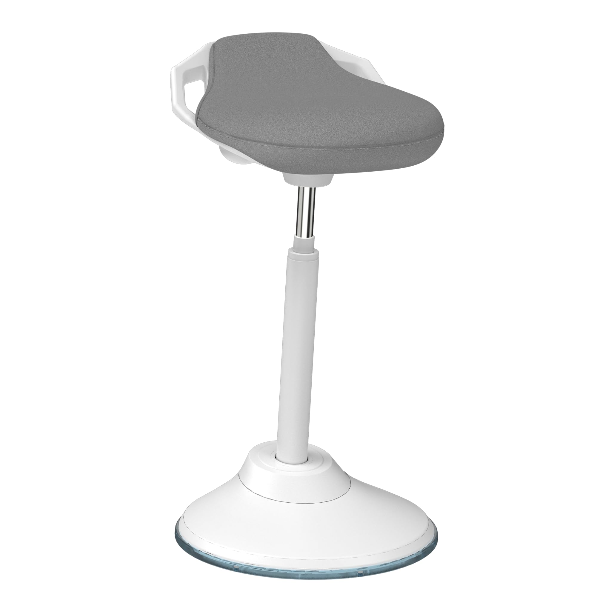 Adjustable Ergonomic Standing Desk Chair - Swivel Balance Stool with Anti-Slip Base for Home Office & Workstation - Perfect for Standing Desks, Computer Work & Active Sitting