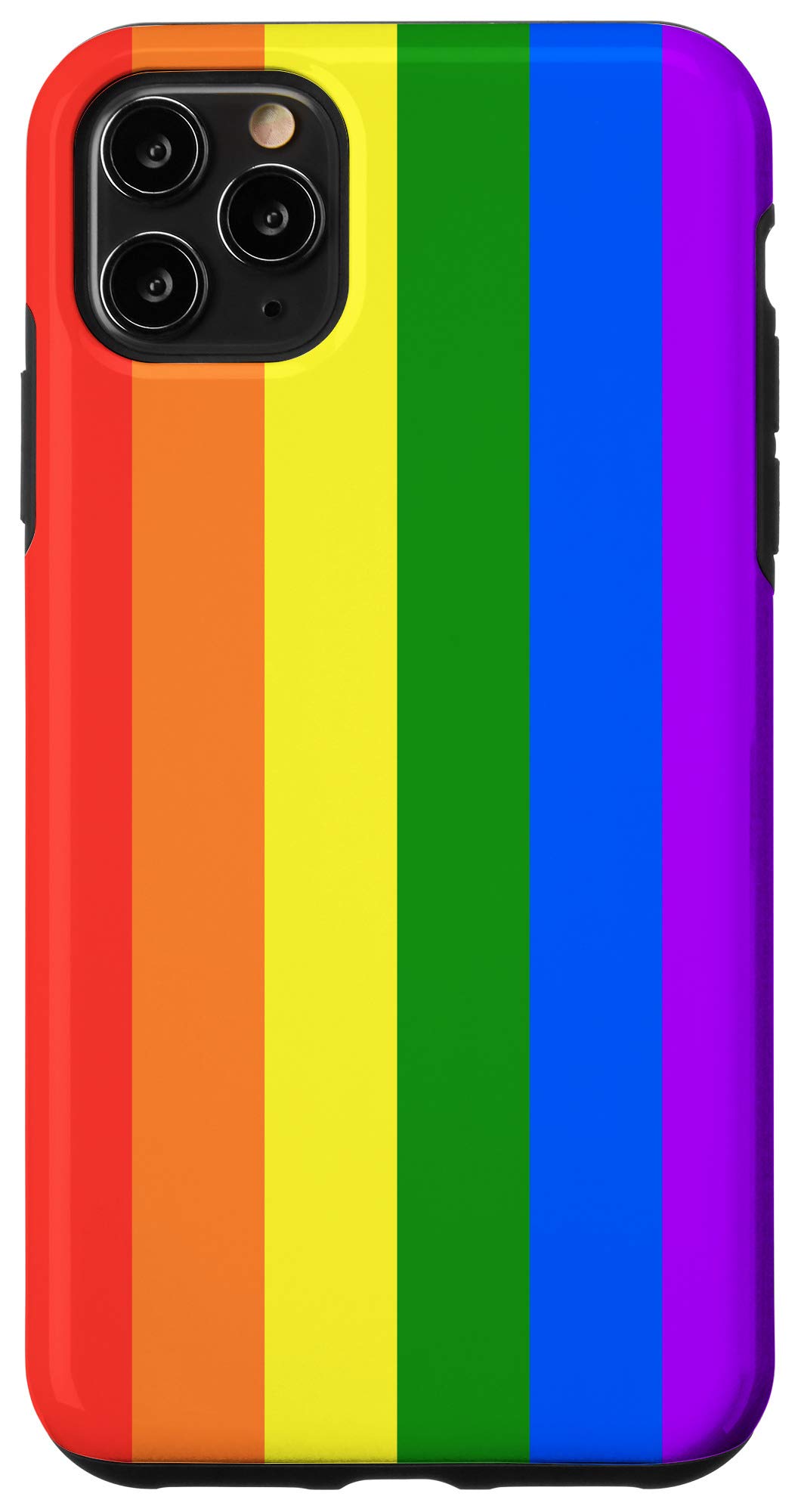 iPhone 11 Pro Max Case with LGBT Rainbow Flag Design - Durable Protective Cover for Pride Month, LGBTQ+ Support & Everyday Use