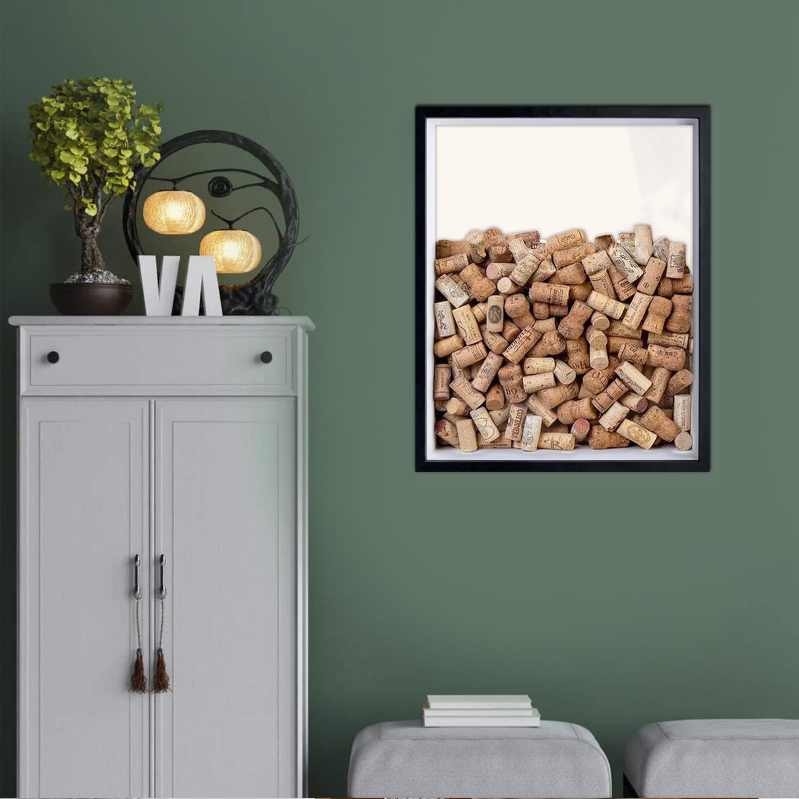 12x16 Shadow Box Frame Display Case - Engineered Wood with Plexiglass for Memorabilia, Medals, Crafts, Tickets & Photos - Wall Mount or Tabletop Picture Frame (Black) - Perfect for Home Decor, Office Display, and Collectible Showcase
