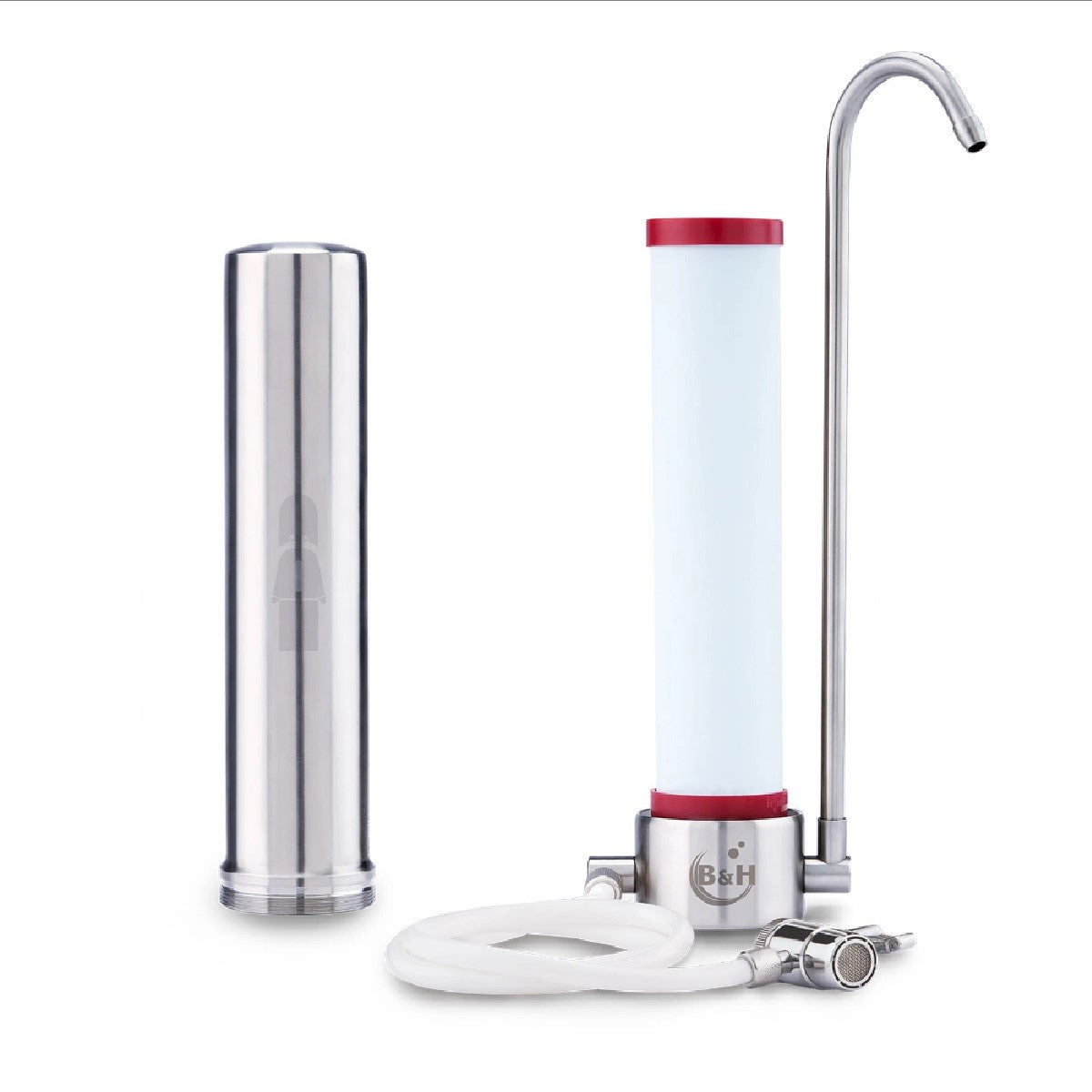 B&H Magic UKSSP F MAX Royal Guard Ocean Max Matte Water Filter Pitcher - Perfect for Home, Office & Travel Use