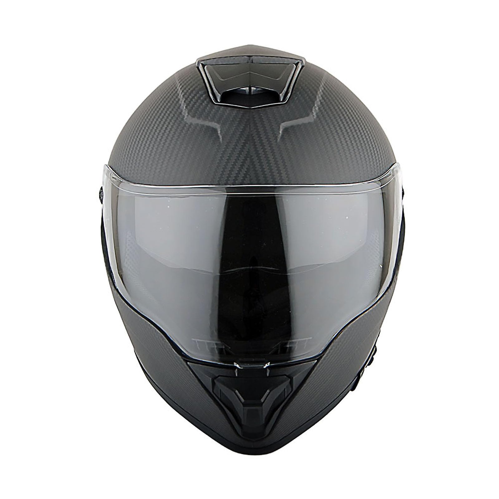 Martian Genuine Carbon Fiber Motorcycle Full Face Helmet - DOT Approved Black - Perfect for Street Biking, Racing & Safety Protection