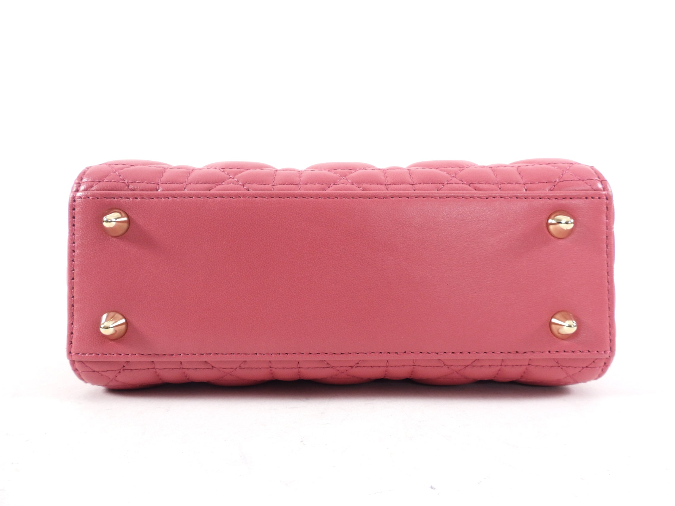 Dior Lady Dior Mini Bag in Pink Cannage Leather - My ABCdior Collection | Luxury Crossbody Purse for Women, Perfect for Date Night & Special Occasions
