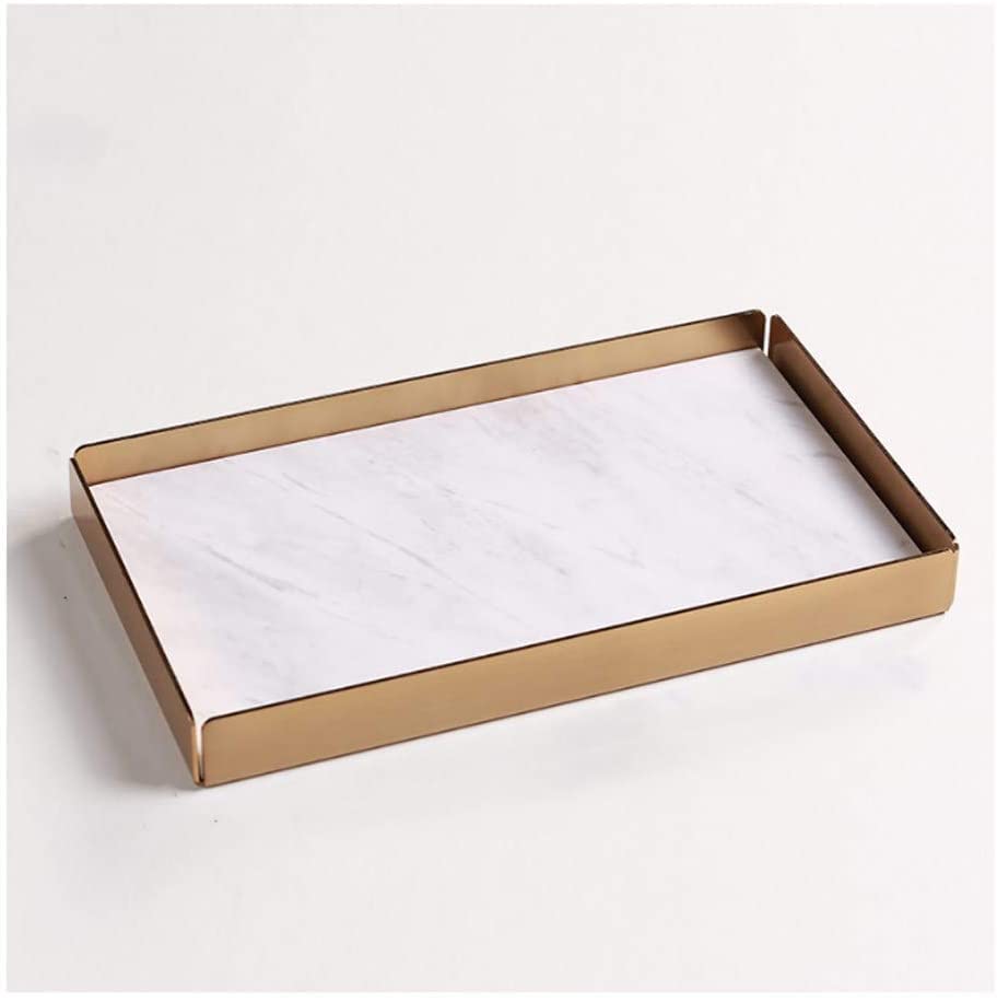 Elegant Mirrored Vanity Tray - Decorative Bathroom Organizer for Jewelry, Makeup & Essentials | Perfect for Countertop Storage, Gift Giving & Spa Day Setup