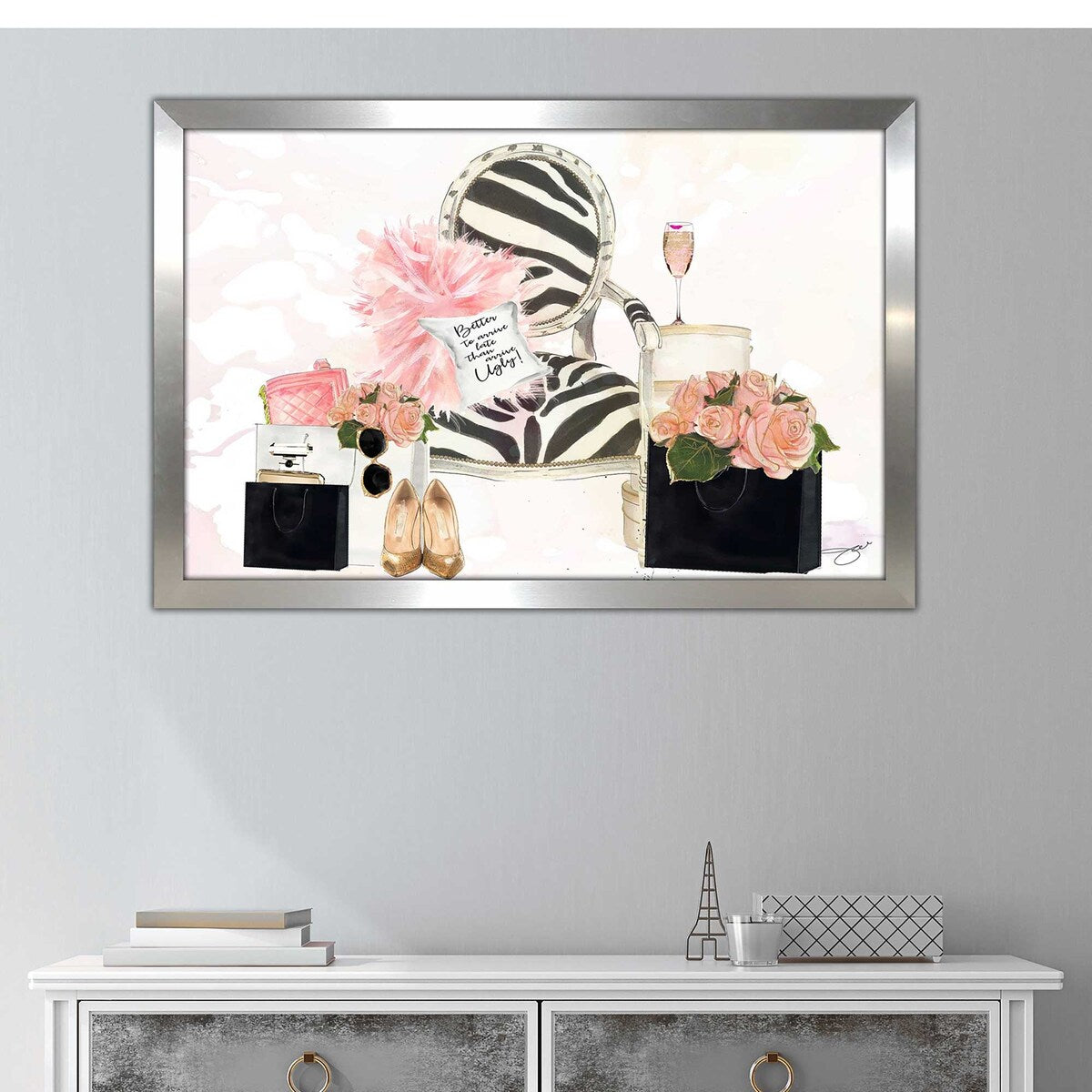 Jodi Print Acrylic Wall Art - Modern Home Decor for Living Room, Bedroom & Office - Unique Abstract Painting for Stylish Interiors