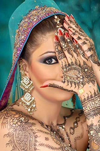 IVANA'S India Henna Tattoo Stencil Kit - 2 Pack Temporary Body Art for Women & Girls - Hand, Finger & Body Paint - Perfect for Festivals, Weddings & DIY Beauty