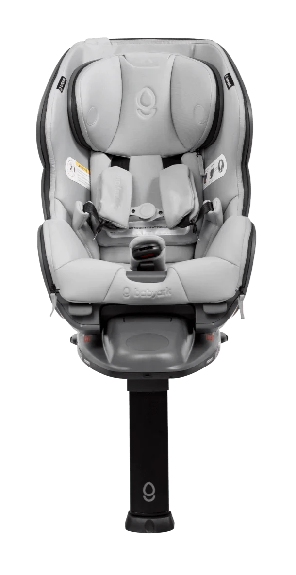 Babyark Convertible Car Seat with Base - 3-in-1 Rear Facing, Forward Facing & Booster for Infants to Toddlers - Safe & Comfortable for Travel, Shopping & Family Road Trips