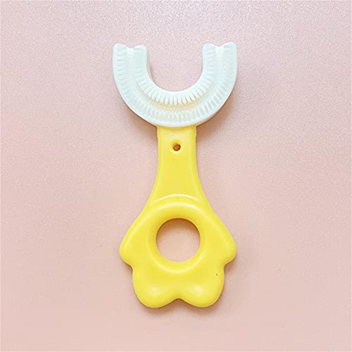 Soft Silicone U-Shaped Kids Toothbrush - Safe for Toddlers 2-6 Years | Gentle 360° Cleaning for Healthy Teeth
